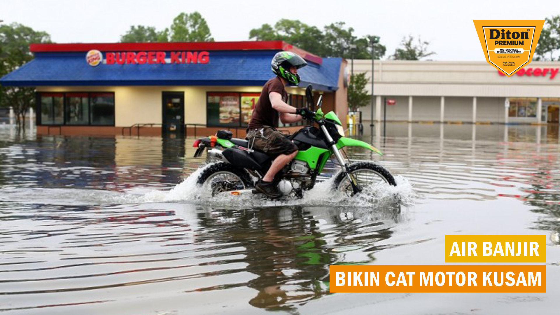 Air Banjir Bikin Cat Motormu Kusam!