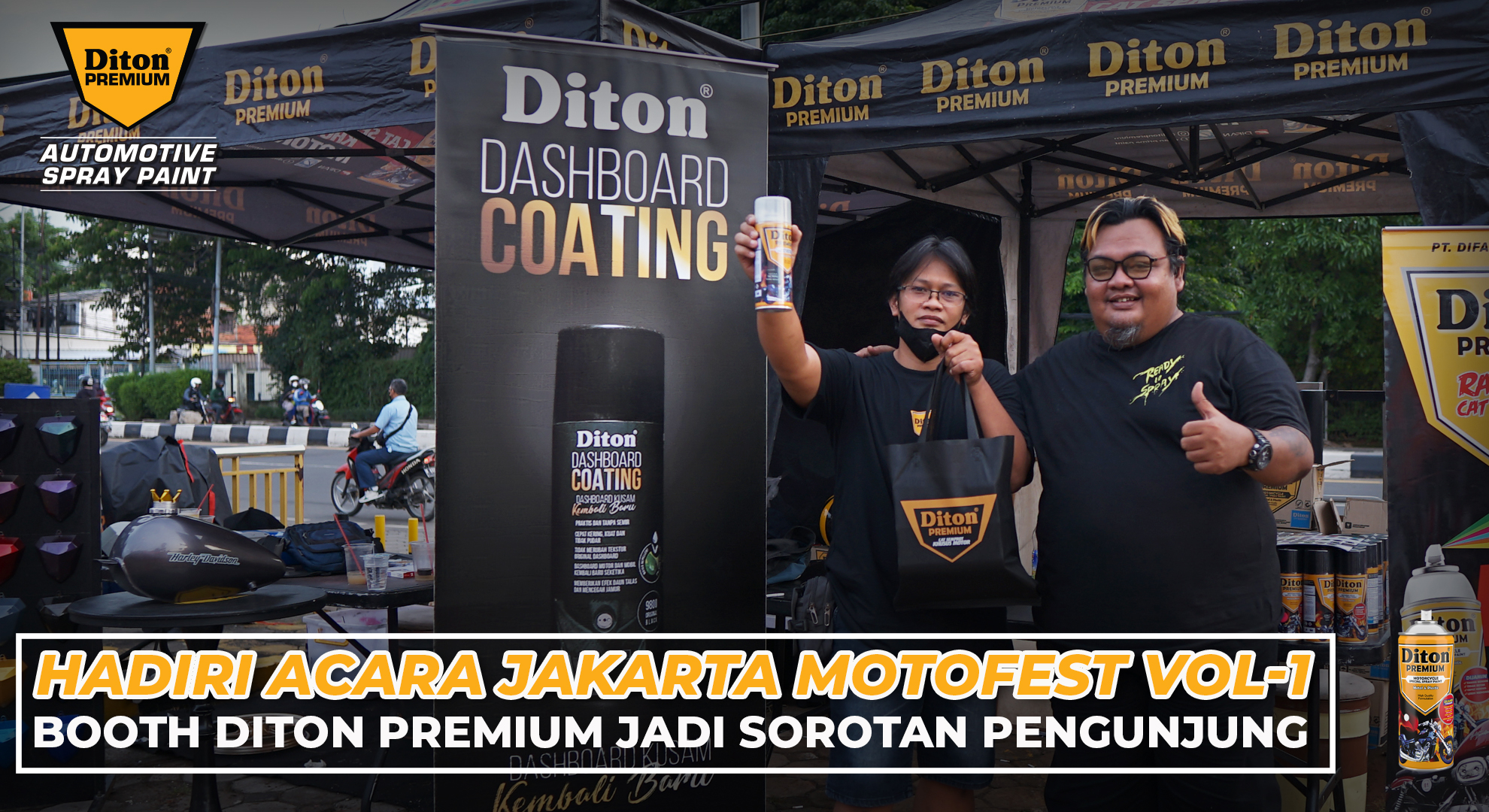 Hadiri Acara Jakarta Motofest Vol-1, Booth Diton Premium Jadi Sorotan Pengunjung