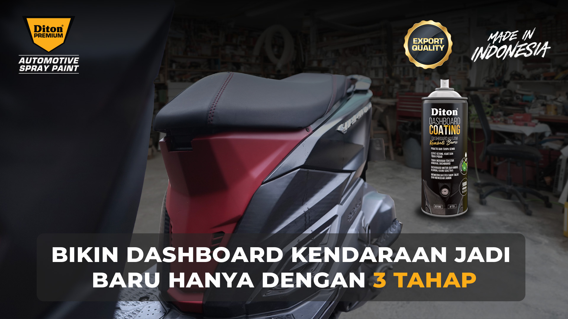 Bikin Dashboard Kendaraan Jadi Baru Hanya dengan 3 Tahap