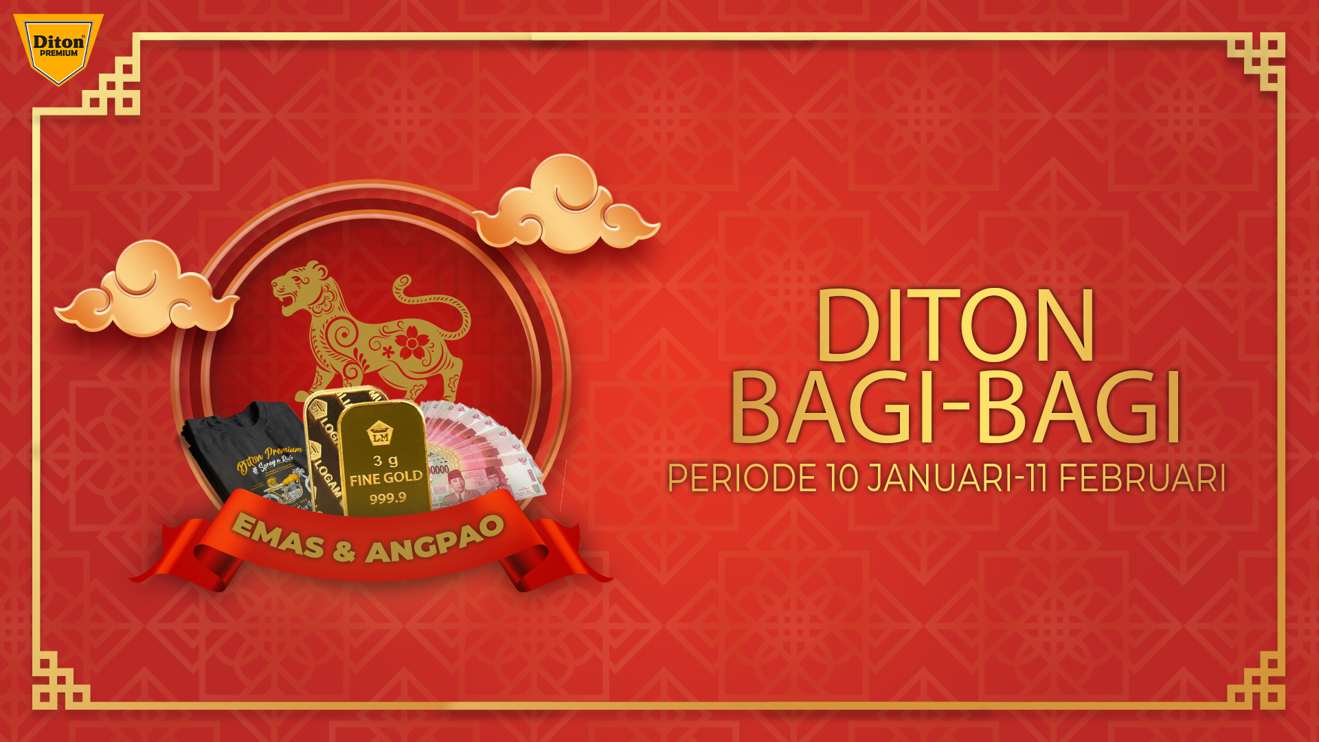 Kilas Balik Diton Repaint Kontes Bagi-bagi Emas & Angpao 2022