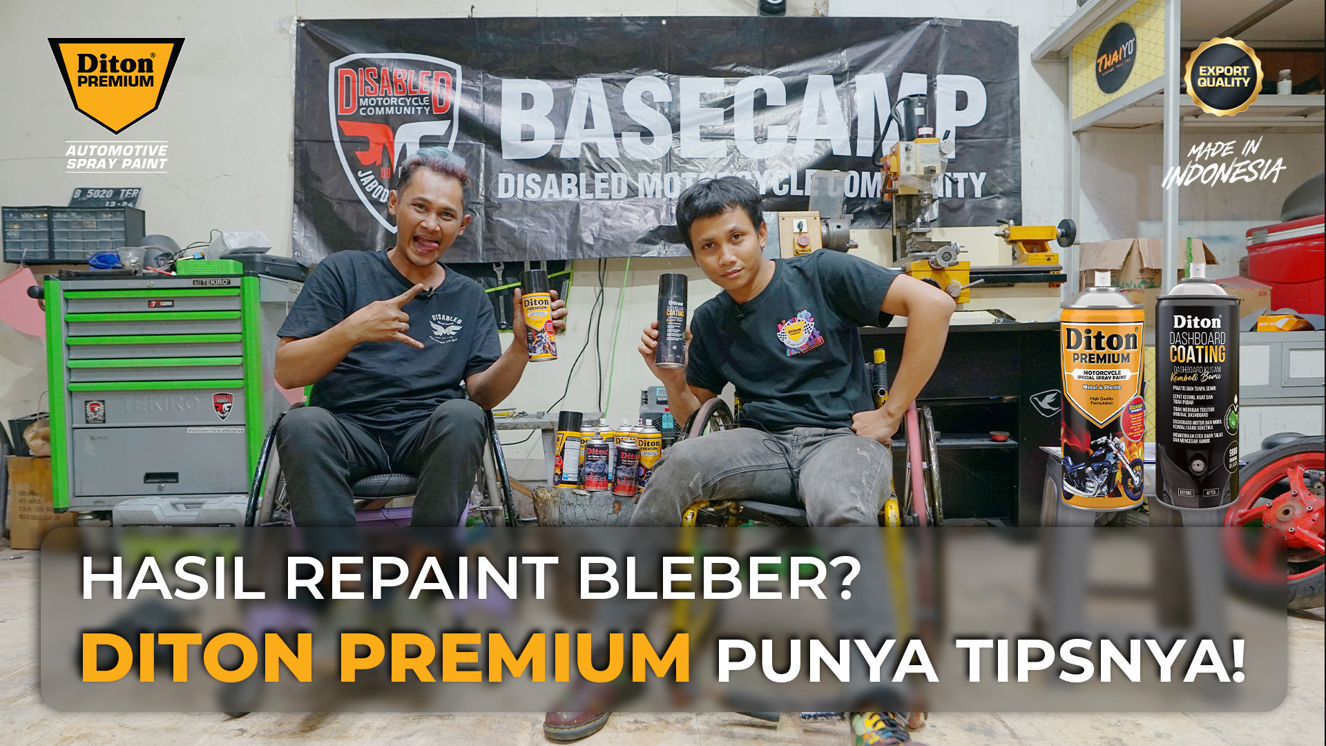 Hasil Repaint Bleber? Diton Premium Punya Tipsnya