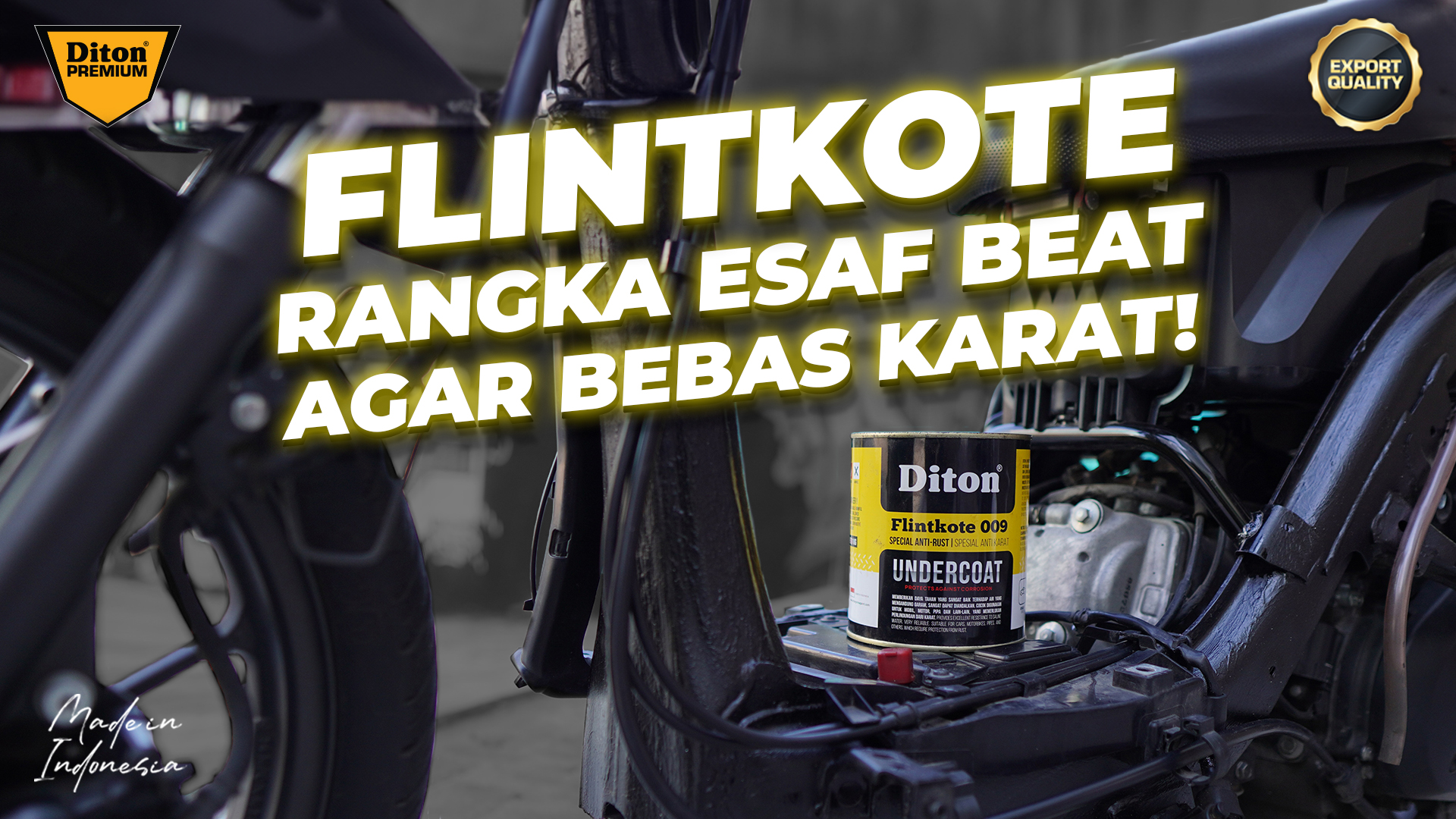 Tutorial Rangka Motor Berkarat