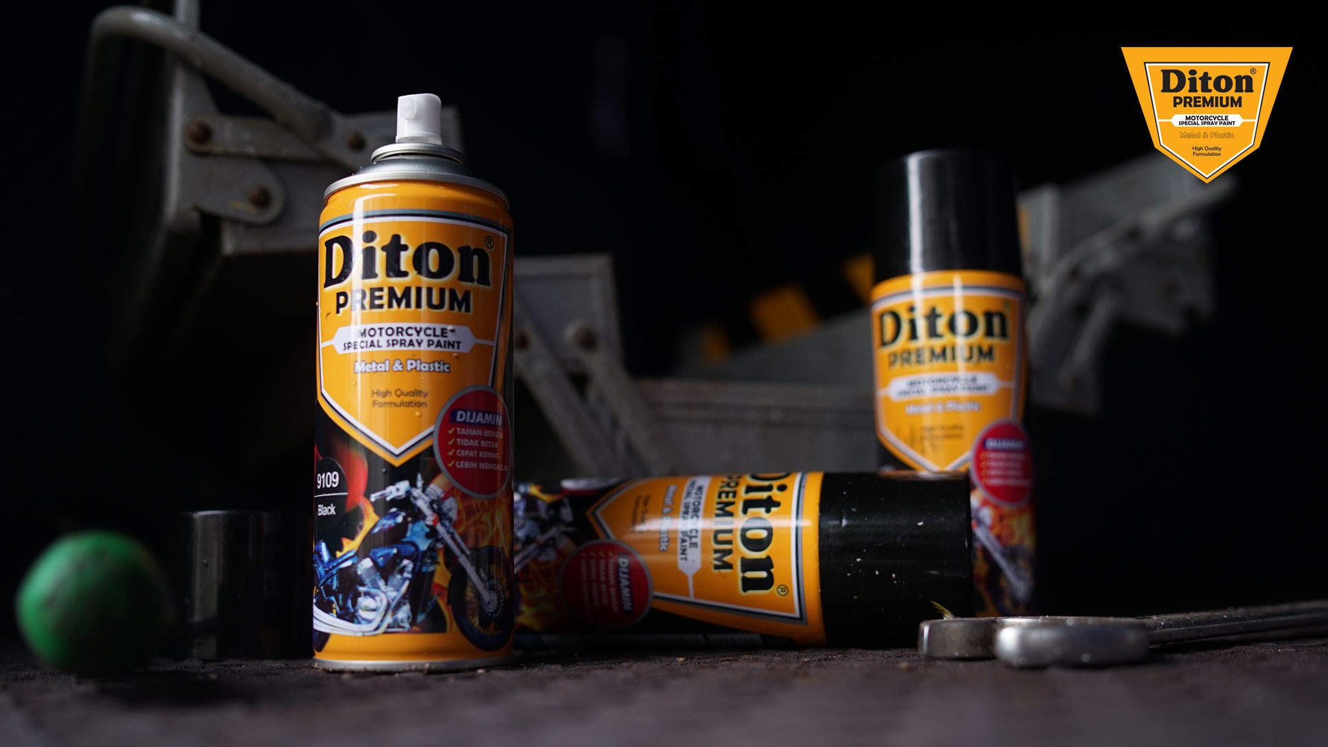 Diton Premium Cat Semprot Produk Lokal Pertama di Indonesia