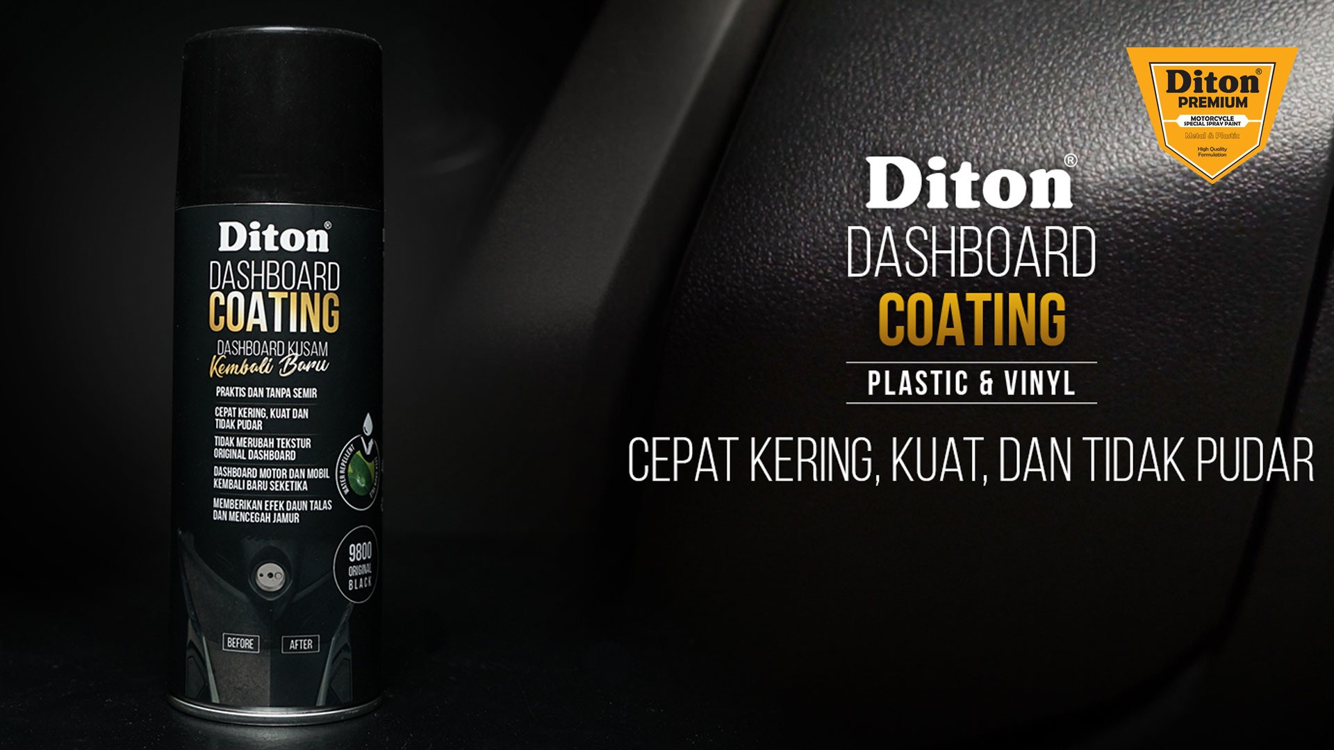 Memiliki Efek Sama seperti Nano Ceramik Coating, Ini Kelebihan Diton Dashboard Coating