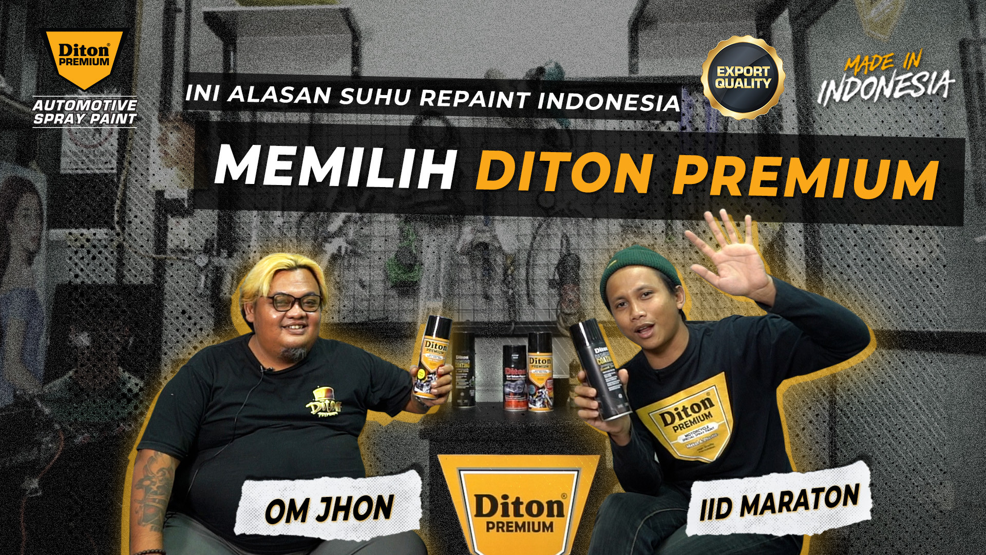 Tahukah Anda Alasan Suhu Repaint Indonesia Memilih Diton Premium?