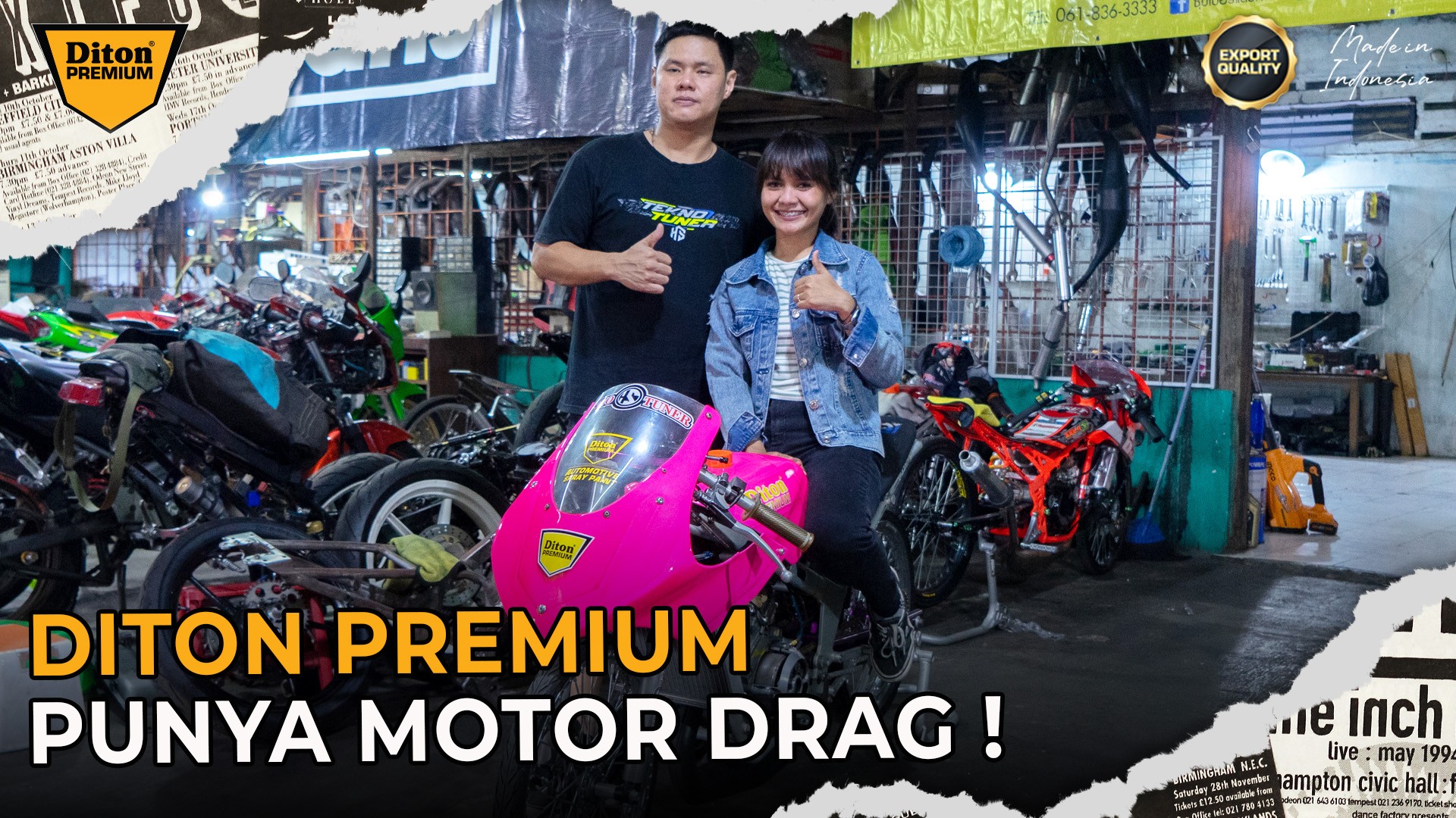 Diton Premium Bangun Motor Bareng Tekno Tuner HS